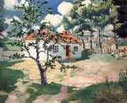 Kasimir Malevich Spring oil painting artist